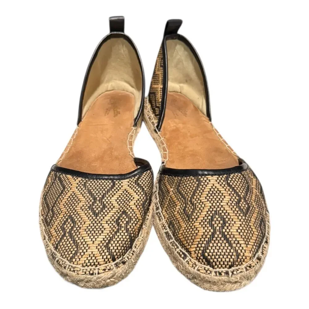 Seychelles Women’s Brown Black Slip On Espadrilles Size 10